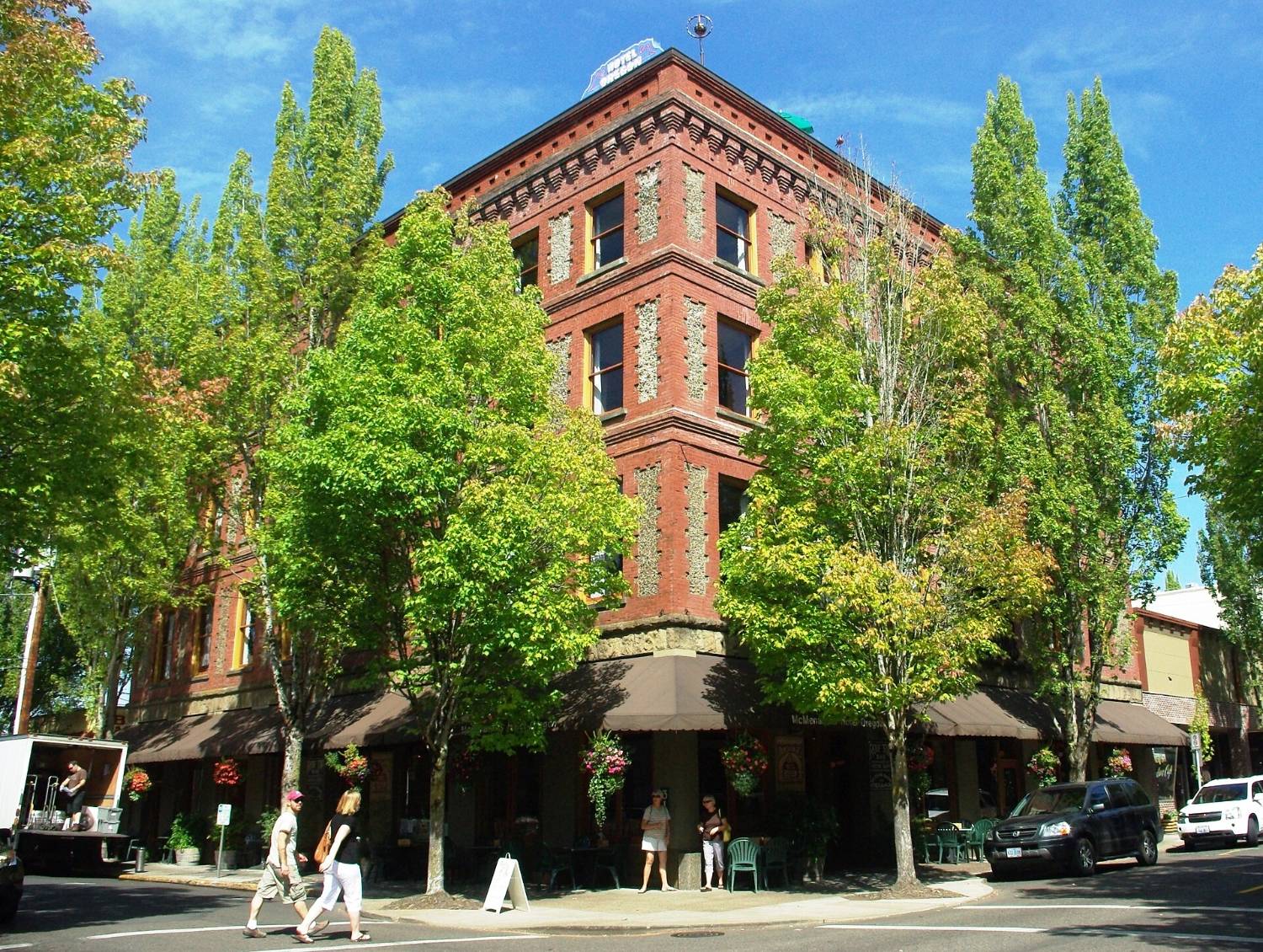 Hotel Oregon on NE Third Street in downtown McMinnville, Oregon