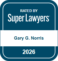 Gary G. Norris, rated by Super Lawyers 2026